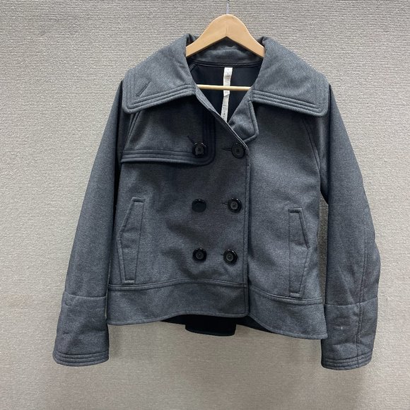 Lululemon softshell fleece peacoat jacket (M/10) - Picture 1 of 9